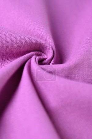 Foto de Color rosa púrpura textura de algodón de la industria textil de la tela, imagen abstracta para el fondo de diseño de tela de moda - Imagen libre de derechos
