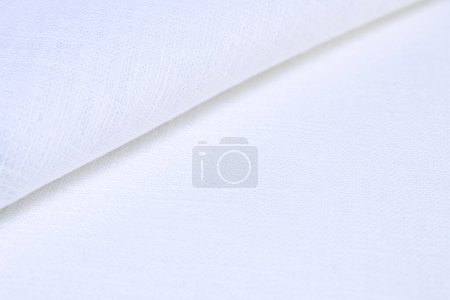 Foto de Cáñamo blanco viscosa tela natural, saco textura áspera de fondo abstracto de moda textil - Imagen libre de derechos