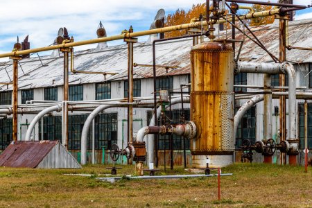 Téléchargez les photos : National historic Site Turner Valley Gas Plant Turner Valley Foothills County Alberta Canada - en image libre de droit