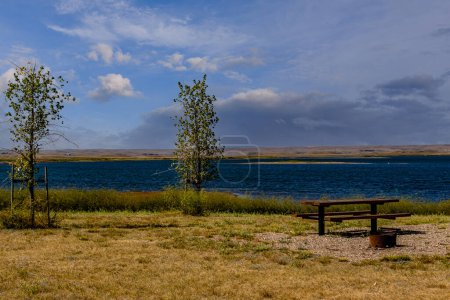 Photo for A drive around Little Bow Reservoir Provincial Recreation Area Vulcan County Alberta Canada - Royalty Free Image
