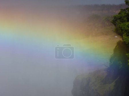 Photo for Rainbow at the Victoria Falls, Zimbabwe - Royalty Free Image