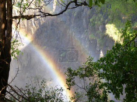 Photo for Double rainbow at Victoria Falls, Zimbabwe - Royalty Free Image