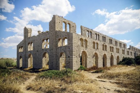 Photo for Abandoned roman building ruins - Royalty Free Image