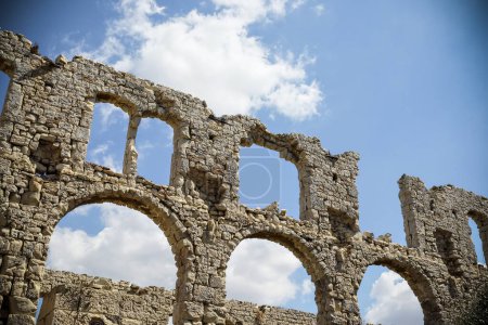 Photo for Ruins of the ancient roman aqueduct - Royalty Free Image