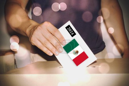 Photo for Mexico political election vote concept - Royalty Free Image