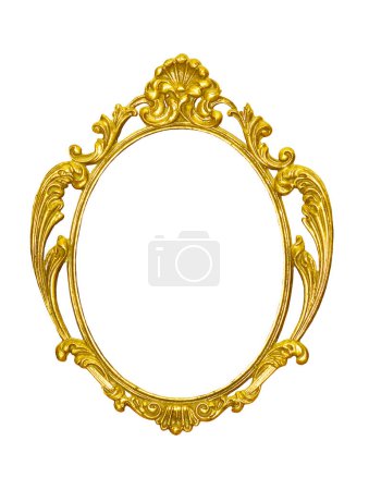 Photo for Beautiful vintage gold frame, photo, image. - Royalty Free Image