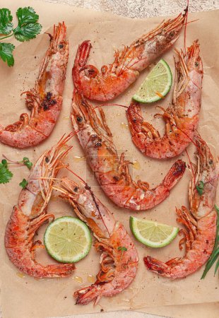 fried Langoustines , Australian, lime and herbs, spices, homemade, no people,