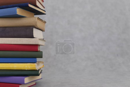Photo for Stack of books on a white background - Royalty Free Image