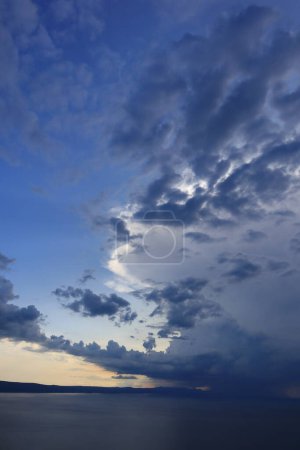 Photo for Cloudy sky over the sea - Royalty Free Image