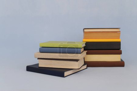Photo for Books and stack of education concept - Royalty Free Image