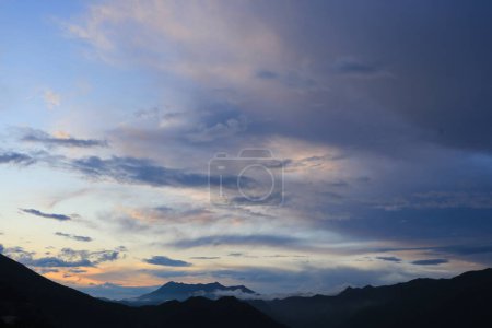 Photo for Beautiful sunset in the mountains - Royalty Free Image