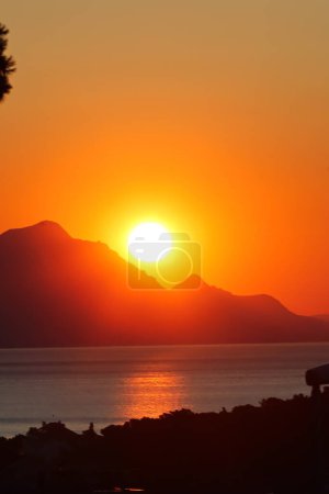 Photo for Sunset over the sea - Royalty Free Image