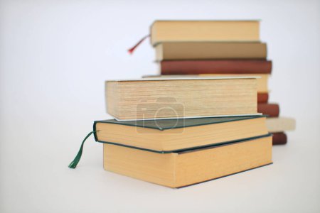 books on the white background