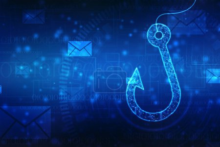 Phishing concept background, Phishing email, Data Breach, Theft, Steal. Data Hacking Background, Data Stealing Hook Concept