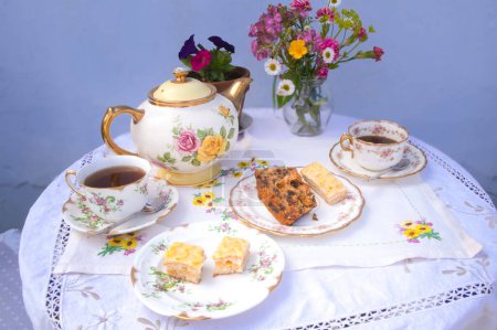 Nachmittagstee Vintage Tea Party hoch Tee Creme Tee Vintage China 