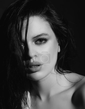 Photo for Beauty woman. Beautiful face of female fashion model - Royalty Free Image