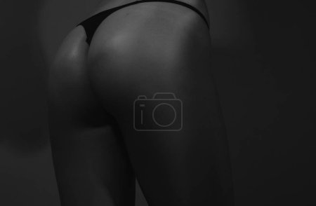 Photo for Sexy lingerie, close up thong bikini panties. Seduction woman bum - Royalty Free Image