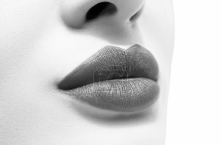 Foto de Sexy sensual mujer labios, labio de la pasión, boca sensual - Imagen libre de derechos