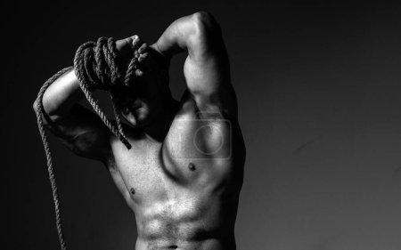 Foto de Hombres abdominales. Músculo abdominal fitness. Pack de seis hombres - Imagen libre de derechos