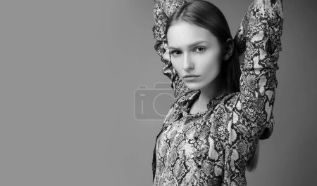 Photo for Glamour fashion woman. Trendy clothes. Fashion week - Royalty Free Image