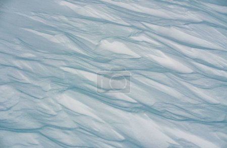 Foto de Fondo de nieve con espacio de copia para texto. Patrón de invierno nevado con textura congelada - Imagen libre de derechos