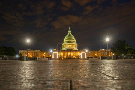 Edificio del Capitolio al atardecer, Capitol Hill, Washington DC