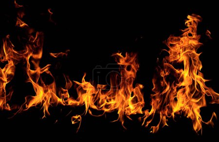 Photo for Fire flame motion pattern abstract texture. Burning fire, flame overlay background - Royalty Free Image