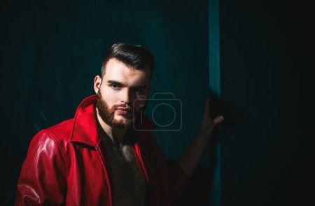 Photo for Handsome man, portrait of fashion style guy - Royalty Free Image