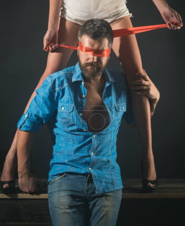 Photo for Temptation. Sensual and sexy couple in love - Royalty Free Image