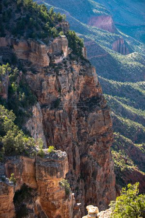 Photo for Rock canyon, rocky mountains. Canyon National Park. View of a desert mountain. Famous american hiking place - Royalty Free Image
