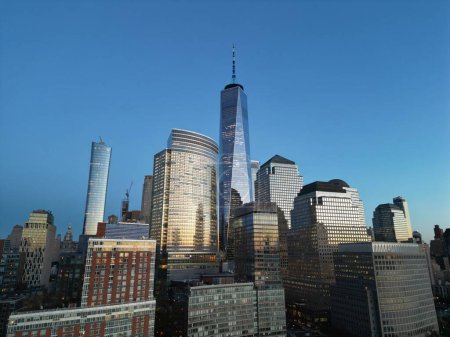 Téléchargez les photos : Vue aérienne de New York, Manhattan - en image libre de droit