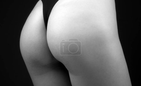 Photo for Women nude ass. Beautiful sexy lady in panties. Sexy woman lingerie. Luxury butt. Sensual seductive young girl - Royalty Free Image