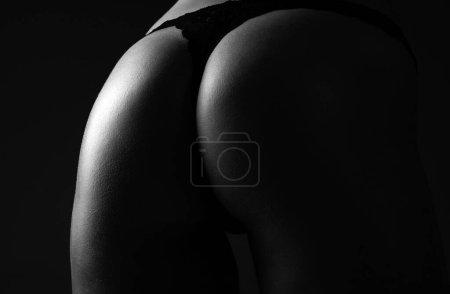 Foto de Luxury ass. Huge Butt with sexual forms. Big ass. Erotica, round buttocks - Imagen libre de derechos