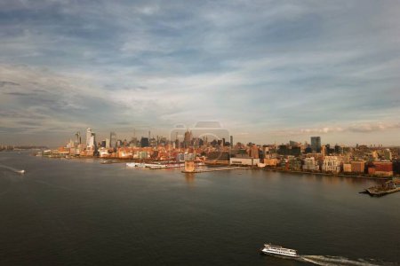 Foto de Vista aérea de la ciudad de Nueva York, Manhattan - Imagen libre de derechos