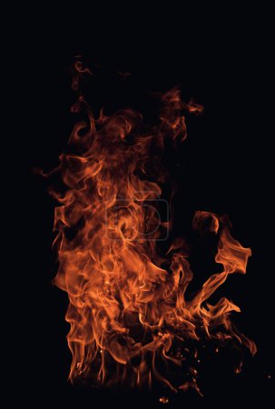Feuer Flamme Bewegungsmuster abstrakte Textur. Brennendes Feuer, Flammenüberlagerung Hintergrund
