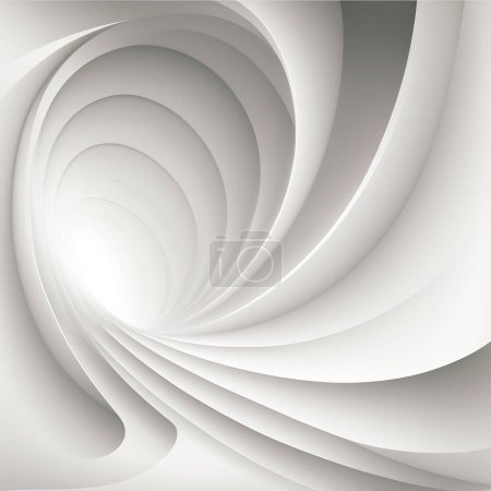 Photo for Abstract white background with smooth lines - Royalty Free Image