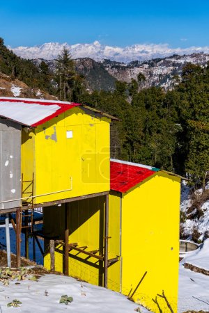 Snowfall in Mussoorie: Winter's First Blanket in the Queen of Hills, Uttarakhand, India