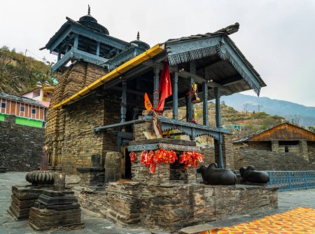 18 février 2024, Uttarakhand Inde. Ancien temple de Shiva de Lakhamandal : Architecture de NAGARA du 12ème-13ème siècle, Uttarakhand, Inde