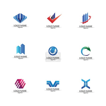 Ilustración de Icono de negocio y diseño de logotipo gráfico vectorial - Imagen libre de derechos