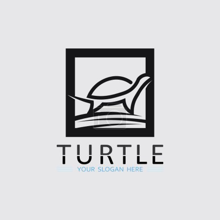 Illustration for Turtle animal cartoon icon vector illustration - Royalty Free Image