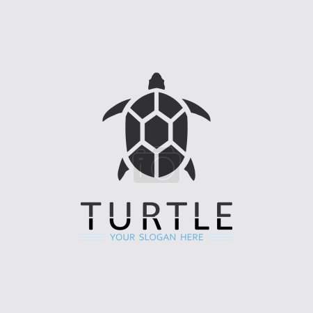 Ilustración de Tortuga animal dibujo animado icono vector ilustración - Imagen libre de derechos