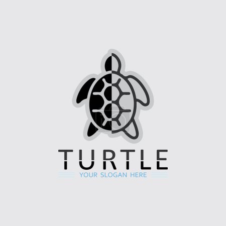 Illustration for Turtle animal cartoon icon vector illustration - Royalty Free Image