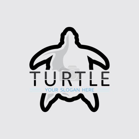 Schildkröte Tier Cartoon Ikone Vektor Illustration