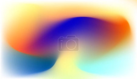 Photo for Mesh colorful gradient background with swirl pattern - Royalty Free Image