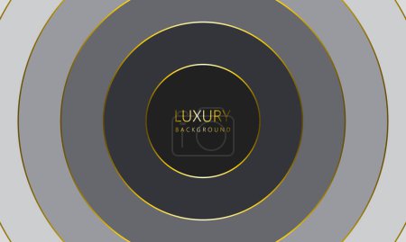 Photo for Luxury background with concentric circle pattern - Royalty Free Image