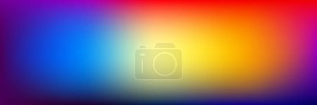 Photo for Glowing blurry vibrant colorful gradient background - Royalty Free Image