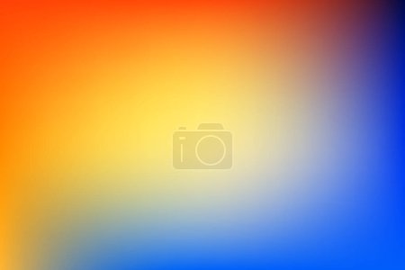 Photo for Dynamic blue and yellow color gradient background with smooth texture. EPS 10 vector. - Royalty Free Image