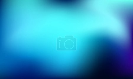 Photo for Cool temperature smooth blue and turquoise gradient background - Royalty Free Image