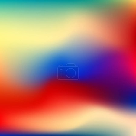 Photo for Square beautiful glowing mesh colorful gradient background - Royalty Free Image