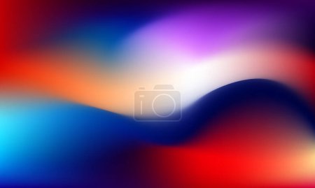 Photo for Modern glowing mesh color gradient background - Royalty Free Image